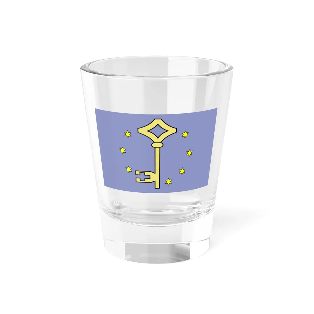 POL powiat gorzowski flag 2000-2016 (Poland) Shot Glass 1.5oz 1.5oz - Go Mug Yourself