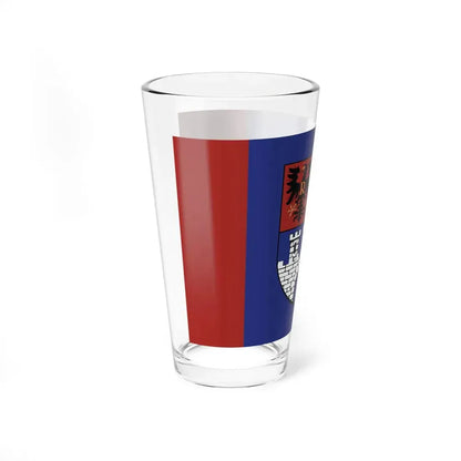 POL powiat gostyninski flag (Poland) Pint Glass 16oz - Go Mug Yourself