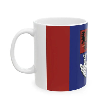 POL powiat gostyninski flag (Poland) White Coffee Mug - Go Mug Yourself