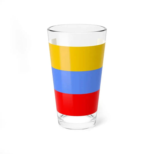POL powiat gostynski flag (Poland) Pint Glass 16oz 16oz - Go Mug Yourself