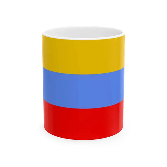 POL powiat gostynski flag (Poland) White Coffee Mug 11oz - Go Mug Yourself