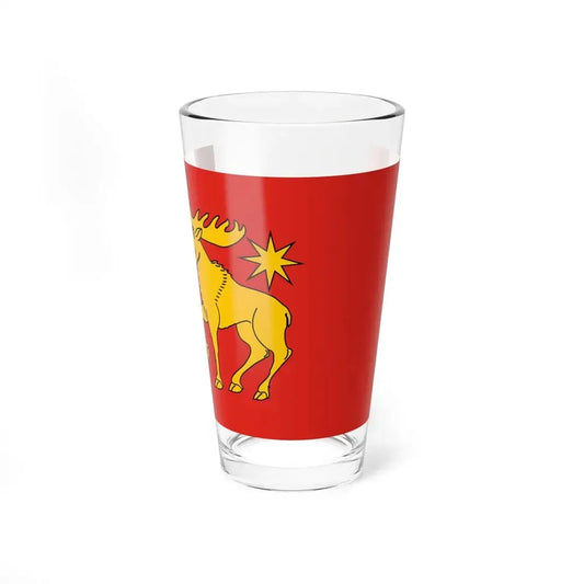 POL powiat grajewski flag (Poland) Pint Glass 16oz 16oz - Go Mug Yourself