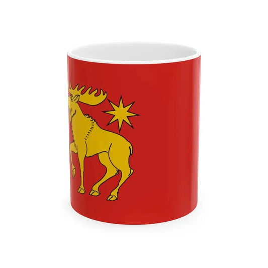 POL powiat grajewski flag (Poland) White Coffee Mug 11oz - Go Mug Yourself