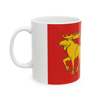 POL powiat grajewski flag (Poland) White Coffee Mug - Go Mug Yourself