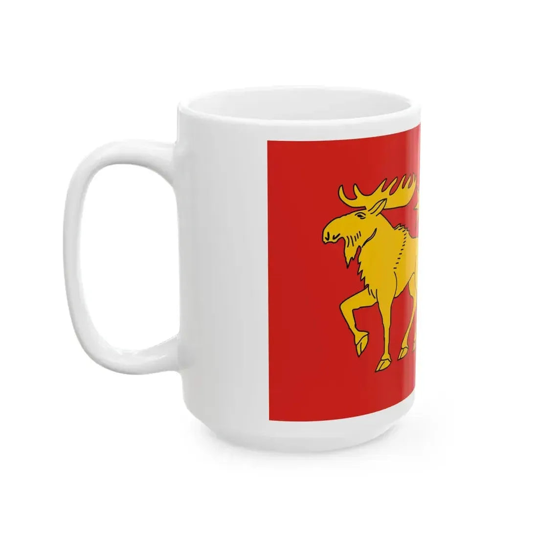 POL powiat grajewski flag (Poland) White Coffee Mug - Go Mug Yourself