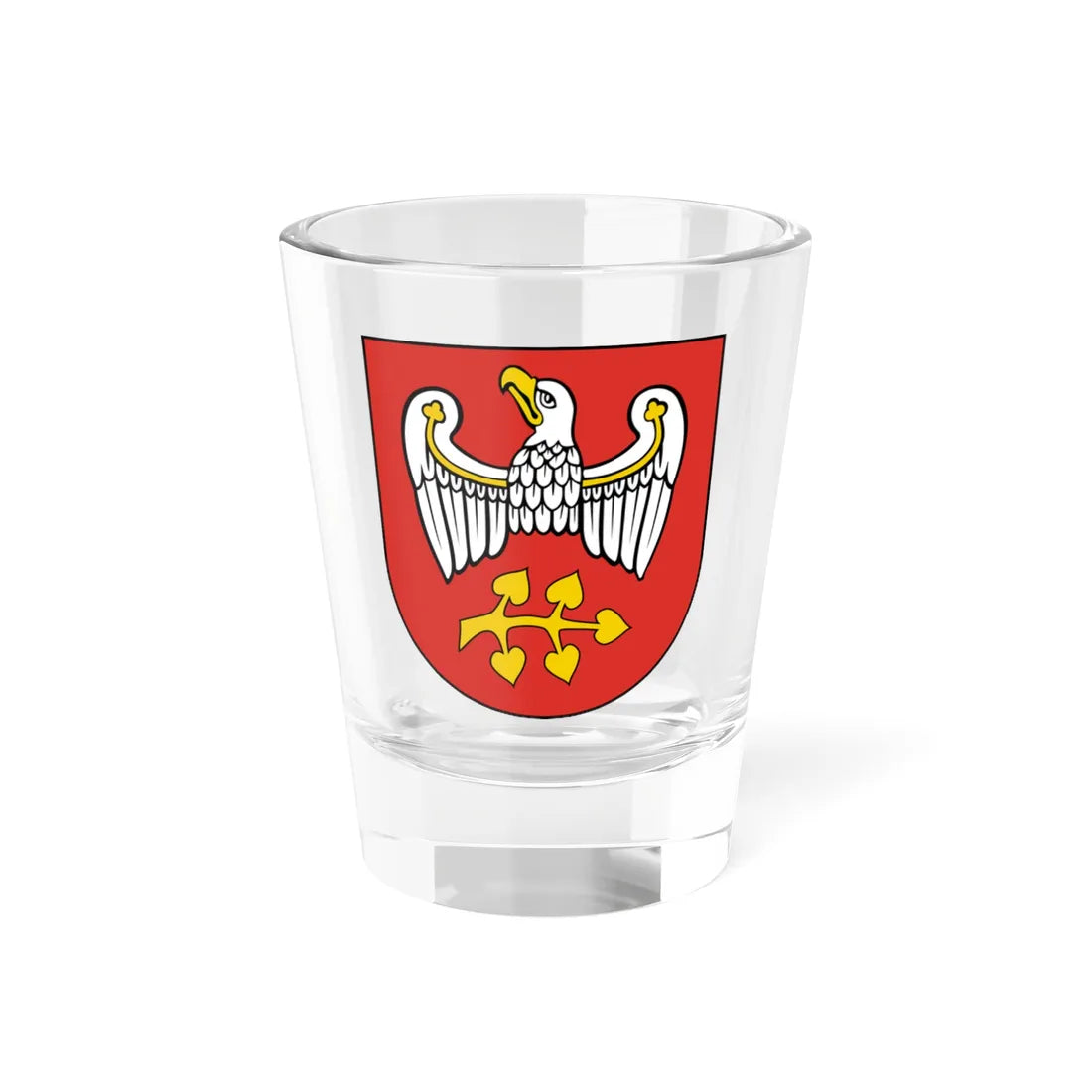 POL powiat grodziski wielkopolski COA (Poland) (Coat of Arms) Shot Glass 1.5oz 1.5oz - Go Mug Yourself