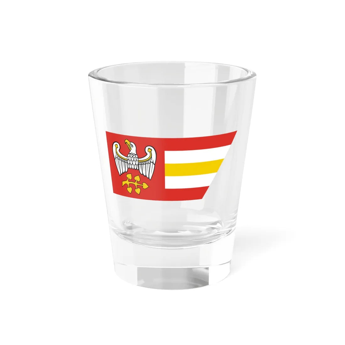 POL powiat grodziski wielkopolski flag (Poland) Shot Glass 1.5oz 1.5oz - Go Mug Yourself
