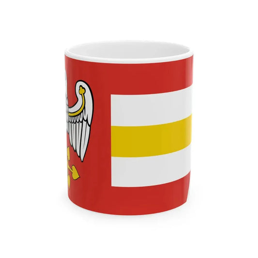 POL powiat grodziski wielkopolski flag (Poland) White Coffee Mug 11oz - Go Mug Yourself