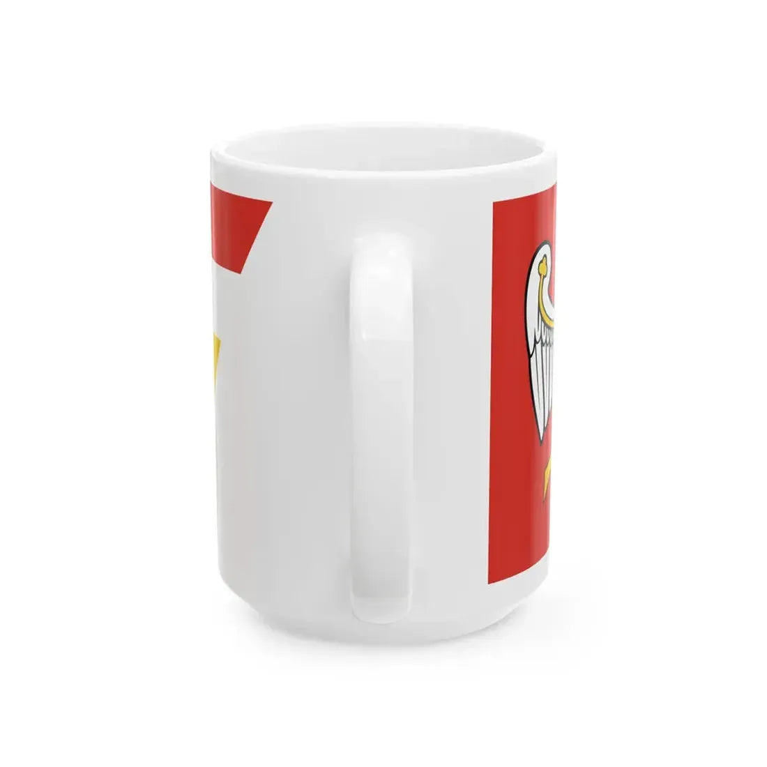 POL powiat grodziski wielkopolski flag (Poland) White Coffee Mug - Go Mug Yourself