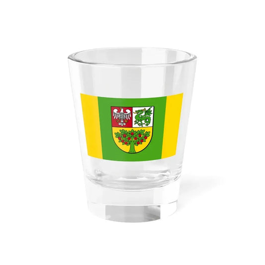 POL powiat grojecki flag (Poland) Shot Glass 1.5oz 1.5oz - Go Mug Yourself