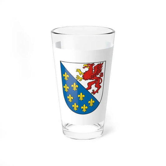 POL powiat gryficki flag (Poland) Pint Glass 16oz 16oz - Go Mug Yourself