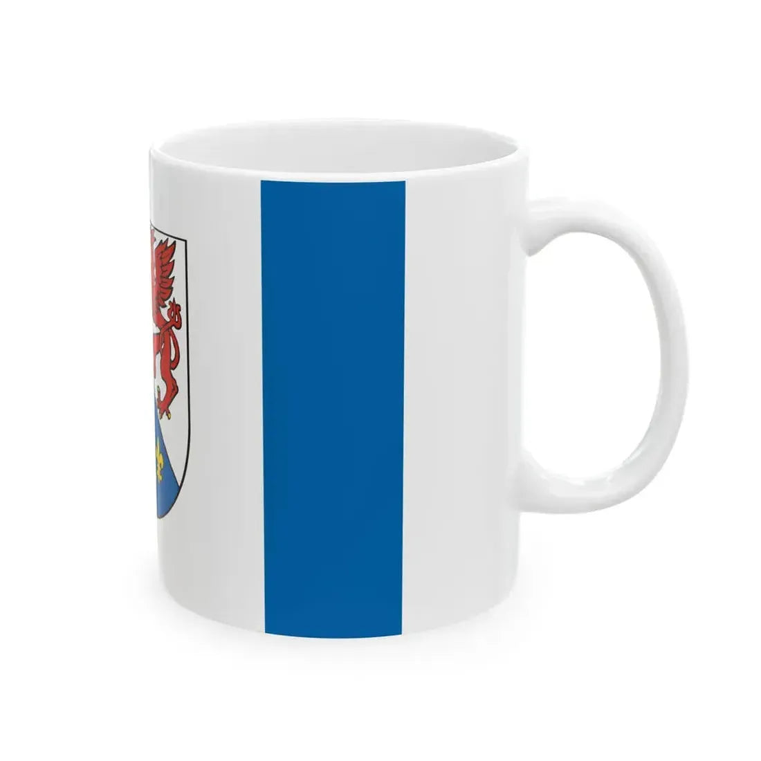 POL powiat gryficki flag (Poland) White Coffee Mug - Go Mug Yourself