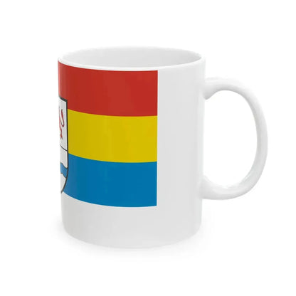 POL powiat gryfinski flag (Poland) White Coffee Mug - Go Mug Yourself