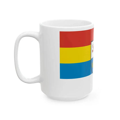 POL powiat gryfinski flag (Poland) White Coffee Mug - Go Mug Yourself