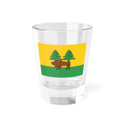 POL powiat hajnowski flag (Poland) Shot Glass 1.5oz 1.5oz - Go Mug Yourself