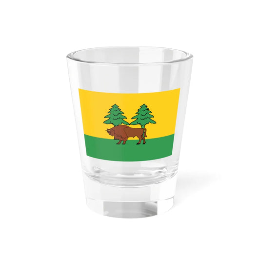 POL powiat hajnowski flag (Poland) Shot Glass 1.5oz 1.5oz - Go Mug Yourself