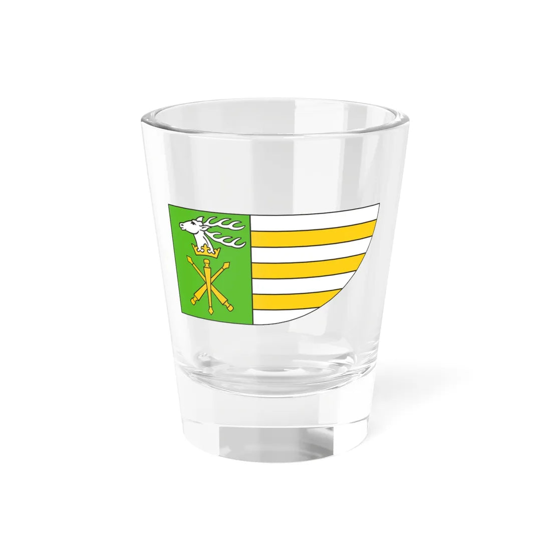 POL powiat janowski flag (Poland) Shot Glass 1.5oz 1.5oz - Go Mug Yourself