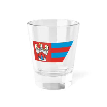 POL powiat jarocinski flag (Poland) Shot Glass 1.5oz 1.5oz - Go Mug Yourself