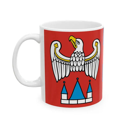 POL powiat jarocinski flag (Poland) White Coffee Mug - Go Mug Yourself