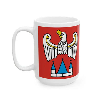 POL powiat jarocinski flag (Poland) White Coffee Mug - Go Mug Yourself