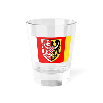 POL powiat jaworski flag alt (Poland) Shot Glass 1.5oz 1.5oz - Go Mug Yourself