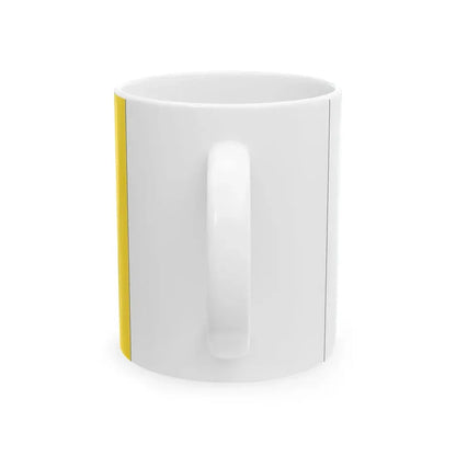 POL powiat jaworski flag alt (Poland) White Coffee Mug - Go Mug Yourself