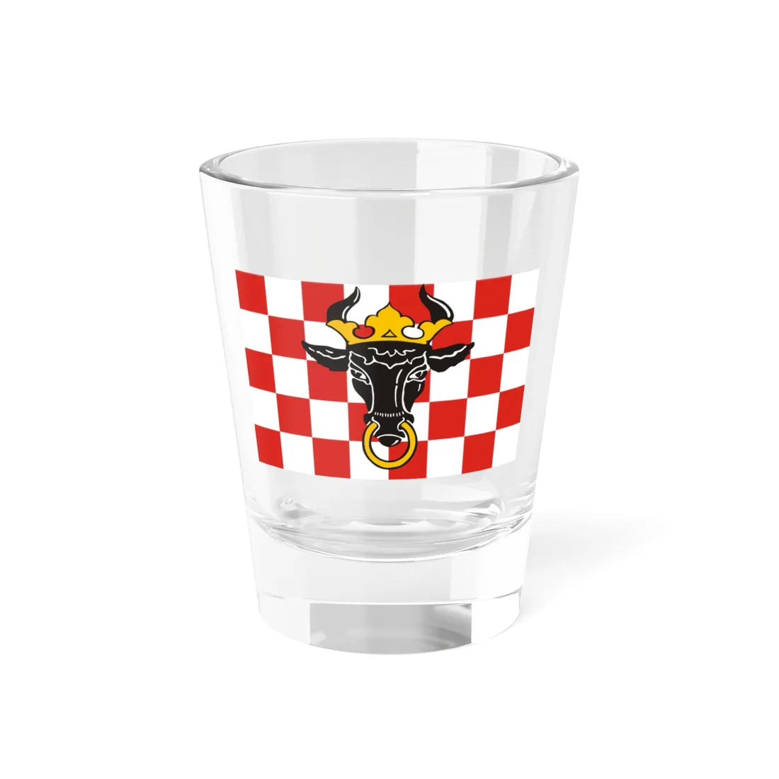 POL powiat kaliski flag 2000-2024 (Poland) Shot Glass 1.5oz 1.5oz - Go Mug Yourself