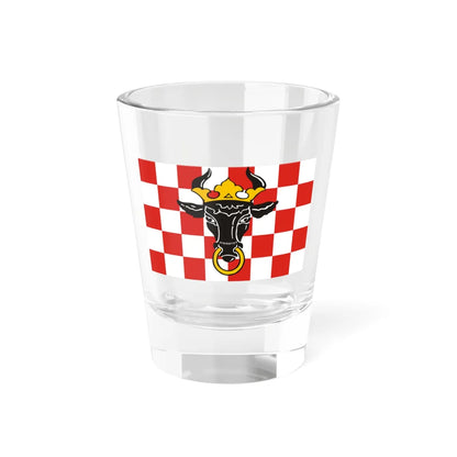 POL powiat kaliski flag 2000-2024 (Poland) Shot Glass 1.5oz 1.5oz - Go Mug Yourself