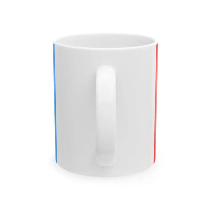 POL powiat kamiennogorski flag (Poland) White Coffee Mug - Go Mug Yourself