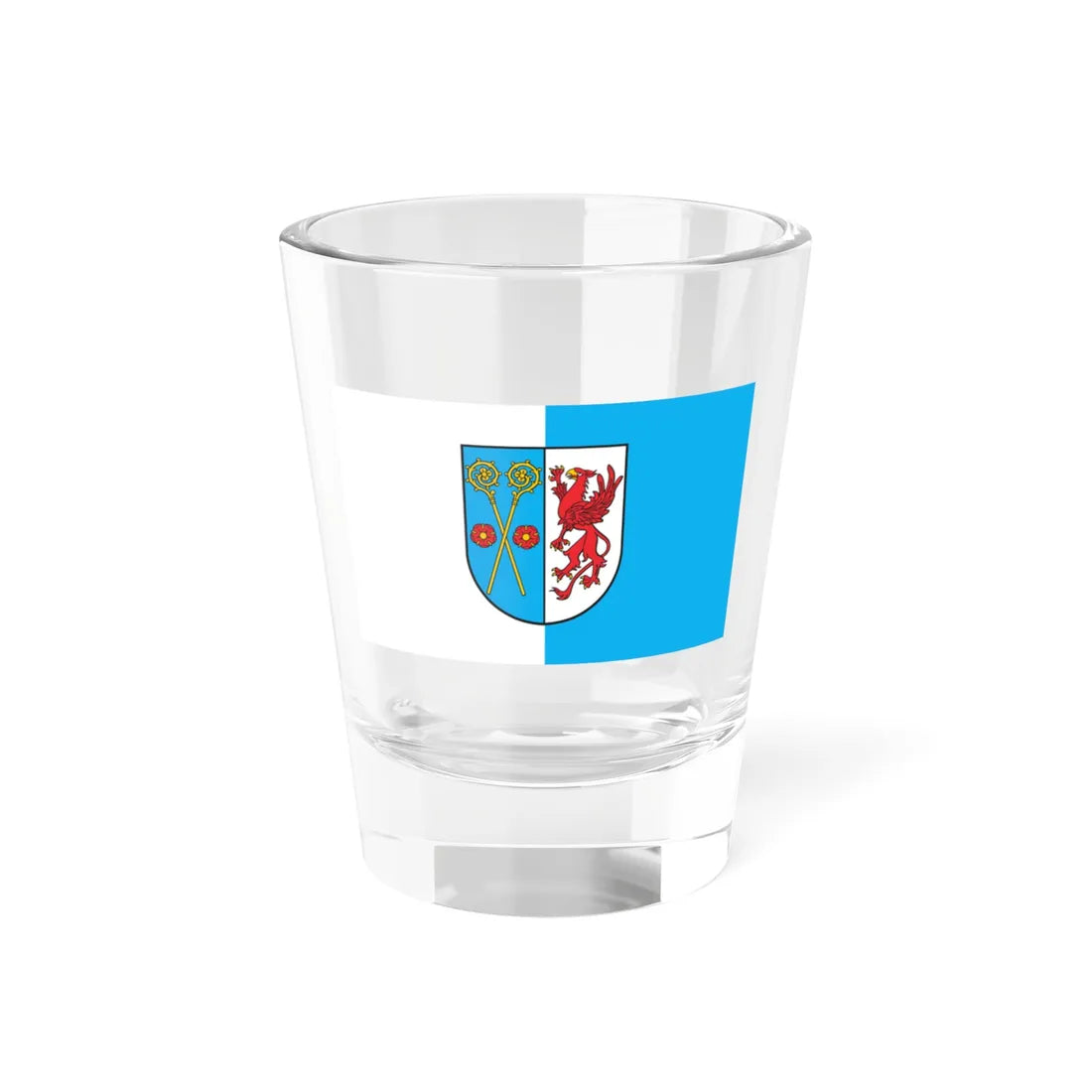 POL powiat kamienski flag (Poland) Shot Glass 1.5oz 1.5oz - Go Mug Yourself