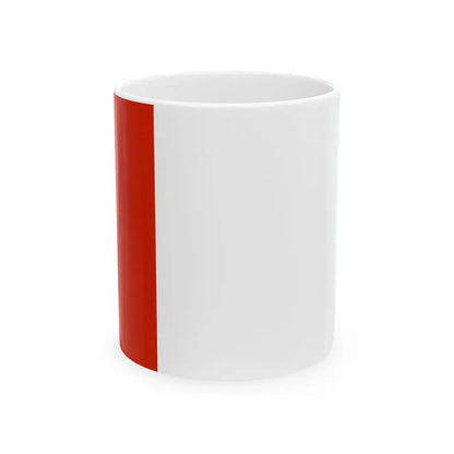 POL powiat karkonoski flag (Poland) White Coffee Mug 11oz - Go Mug Yourself