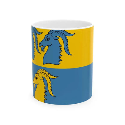 POL powiat kedzierzynsko-kozielski flag (Poland) White Coffee Mug 11oz - Go Mug Yourself