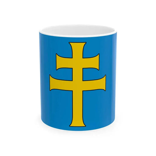 POL powiat kielecki flag (Poland) White Coffee Mug 11oz - Go Mug Yourself