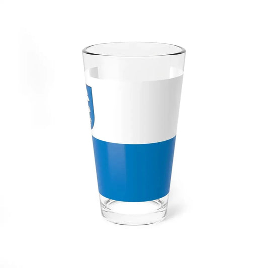 POL powiat kłobucki flag (Poland) Pint Glass 16oz 16oz - Go Mug Yourself