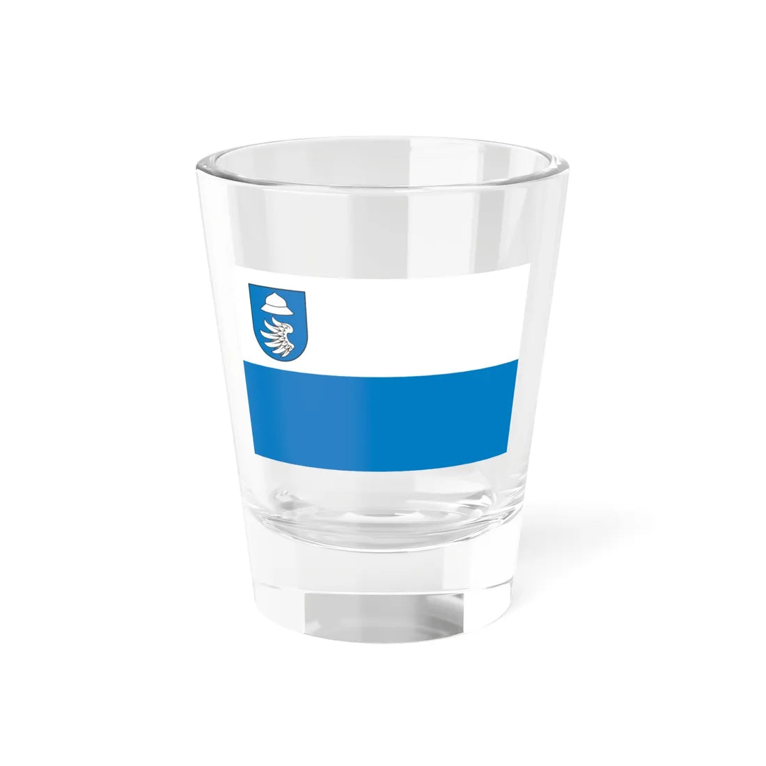 POL powiat kłobucki flag (Poland) Shot Glass 1.5oz 1.5oz - Go Mug Yourself