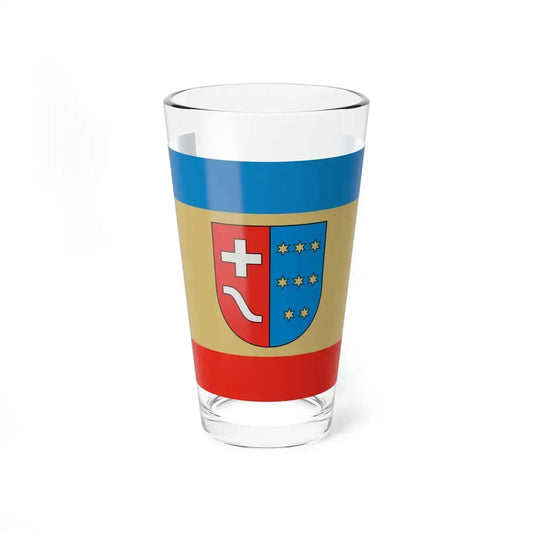 POL powiat kolbuszowski flag (Poland) Pint Glass 16oz 16oz - Go Mug Yourself