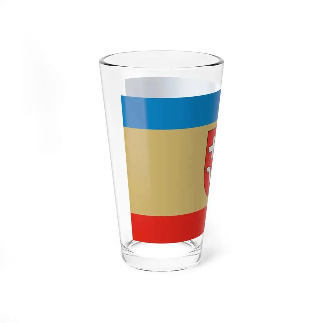 POL powiat kolbuszowski flag (Poland) Pint Glass 16oz - Go Mug Yourself