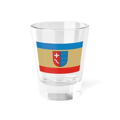 POL powiat kolbuszowski flag (Poland) Shot Glass 1.5oz 1.5oz - Go Mug Yourself
