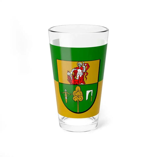 POL powiat kolnenski flag (Poland) Pint Glass 16oz 16oz - Go Mug Yourself