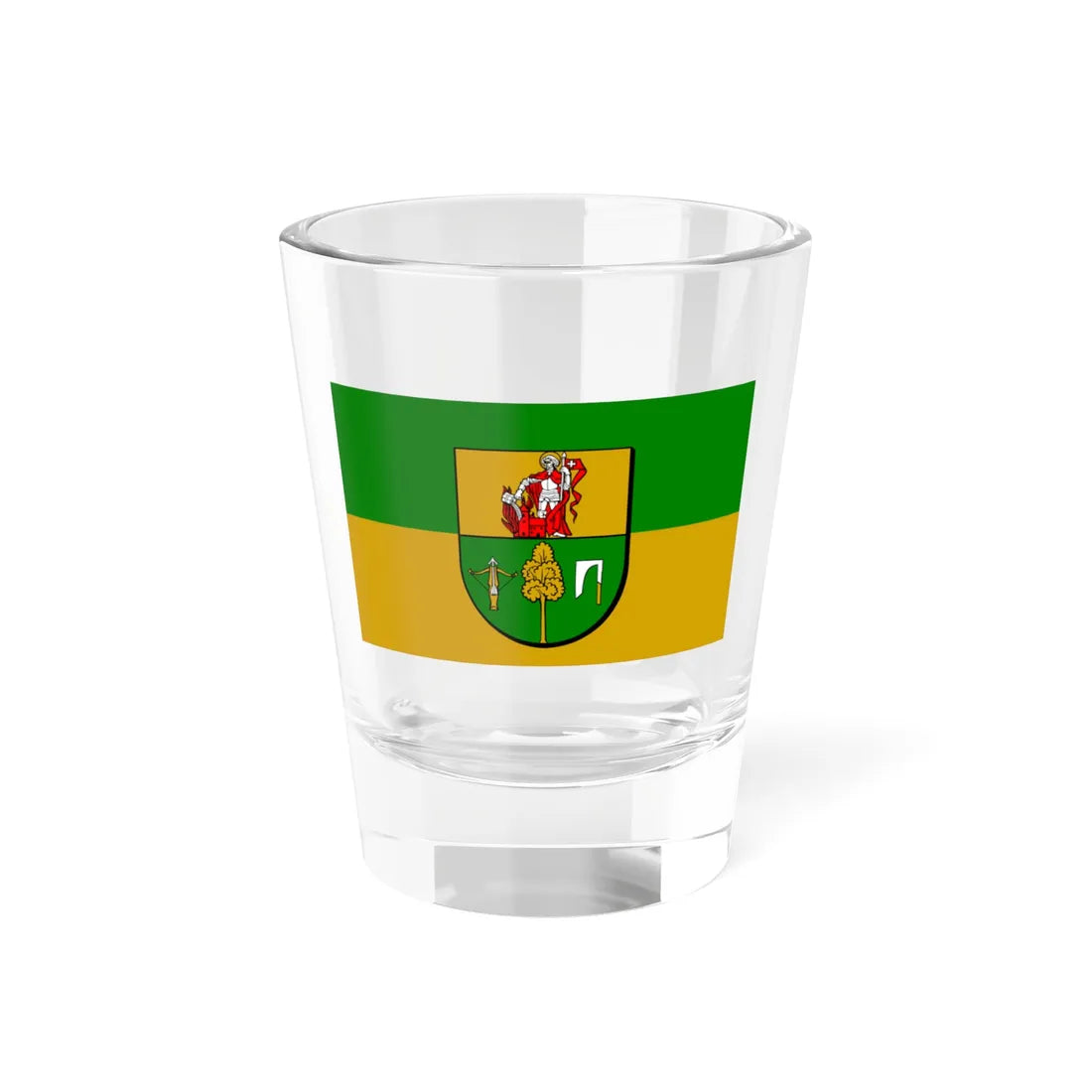 POL powiat kolnenski flag (Poland) Shot Glass 1.5oz 1.5oz - Go Mug Yourself
