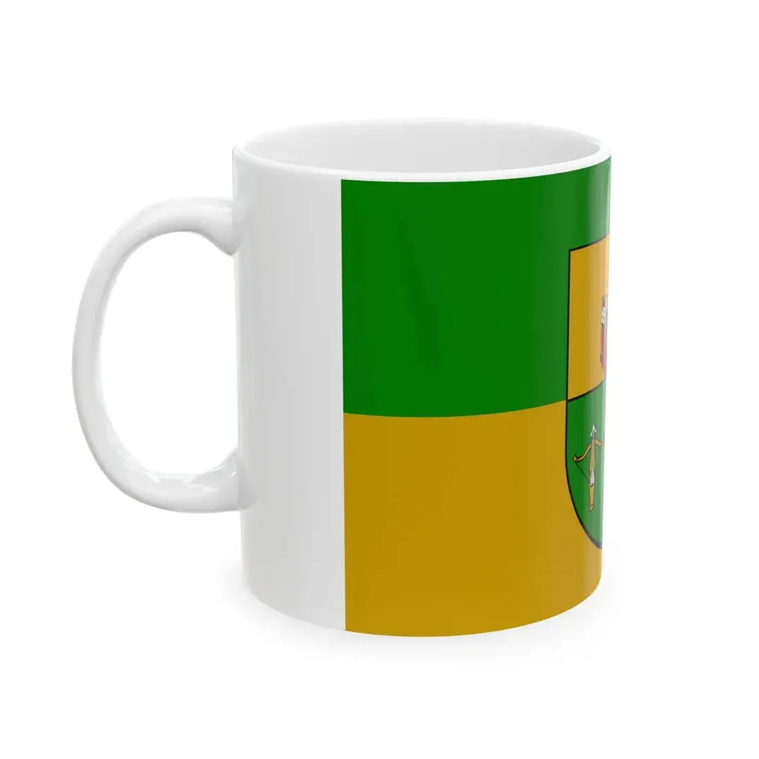 POL powiat kolnenski flag (Poland) White Coffee Mug - Go Mug Yourself