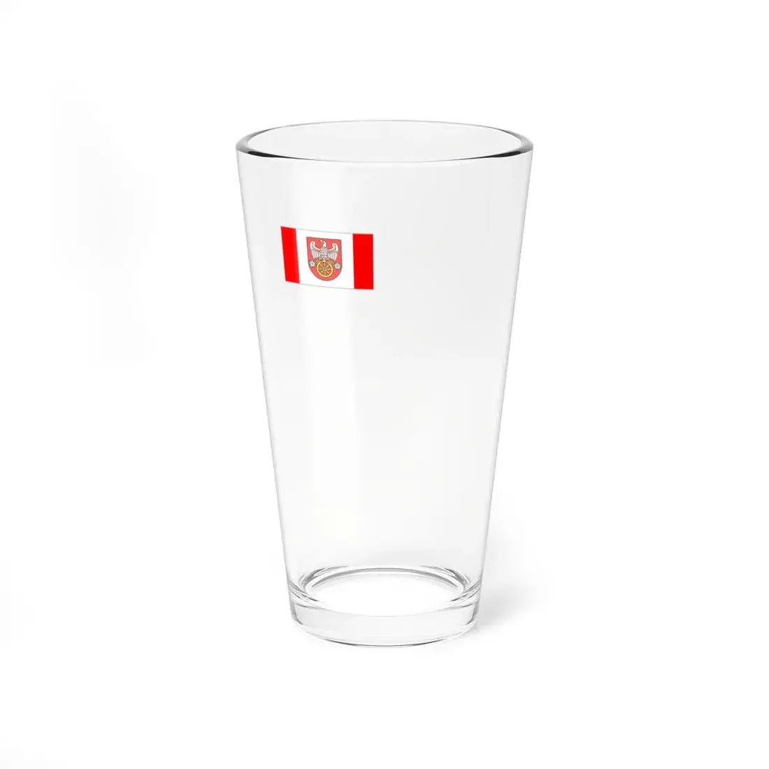 POL powiat kolski flag (Poland) Pint Glass 16oz - Go Mug Yourself
