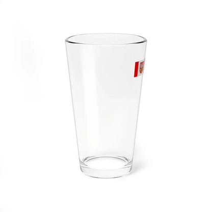 POL powiat kolski flag (Poland) Pint Glass 16oz - Go Mug Yourself