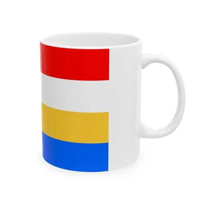 POL powiat konecki Flag (Poland) White Coffee Mug - Go Mug Yourself