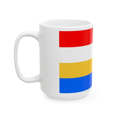 POL powiat konecki Flag (Poland) White Coffee Mug - Go Mug Yourself