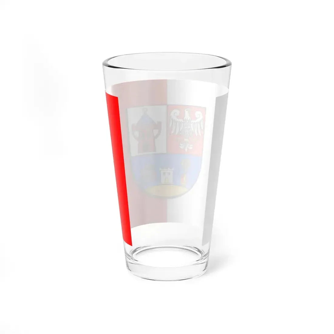 POL powiat koscianski flag (Poland) Pint Glass 16oz - Go Mug Yourself