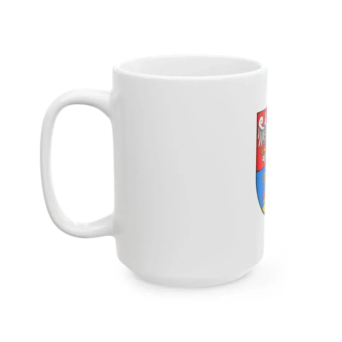POL powiat koscianski flag (Poland) White Coffee Mug - Go Mug Yourself