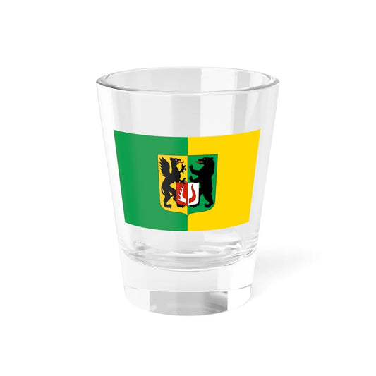 POL powiat koscierski flag (Poland) Shot Glass 1.5oz 1.5oz - Go Mug Yourself