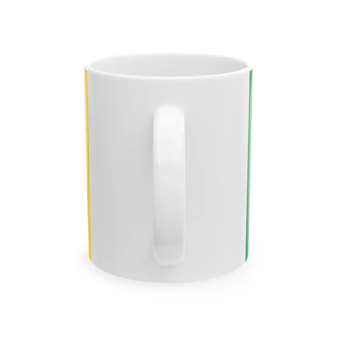 POL powiat koscierski flag (Poland) White Coffee Mug - Go Mug Yourself