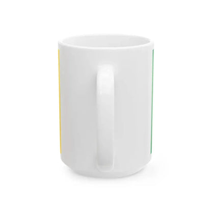 POL powiat koscierski flag (Poland) White Coffee Mug - Go Mug Yourself